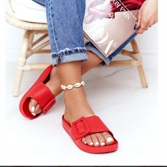 BRAND NEW MUDD ONE STRAP BAND SLIDES OPEN TOE SANDAL - Picture 14 of 15